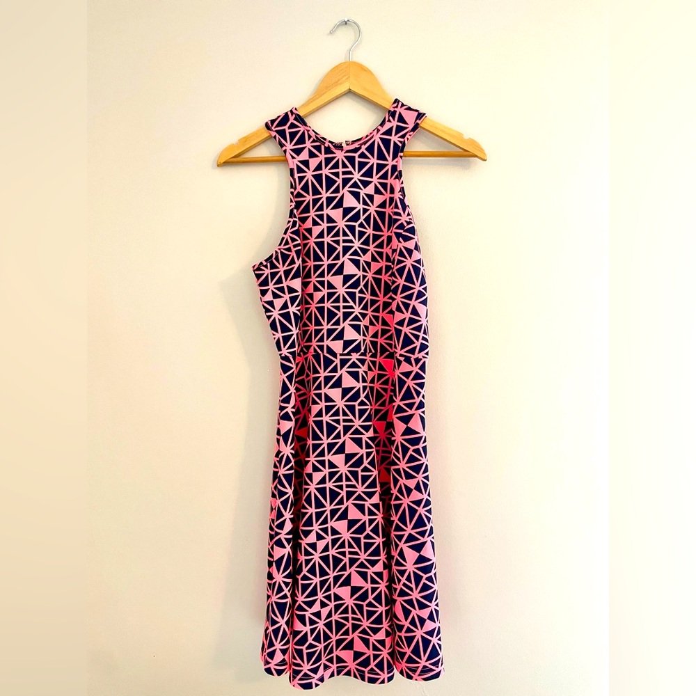 YA Los Angeles geometric pattern dress size L